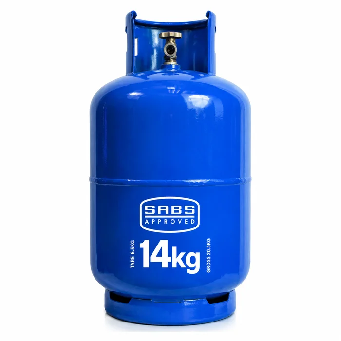 14 kg LPG gas cylinder refill for a kitchen and heater, from Diva Gas Supplies in Towerby, Johannesburg