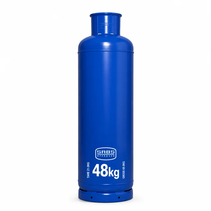 48 kg LPG gas cylinder refill for business or bulk use, from Diva Gas Supplies in Towerby, Johannesburg