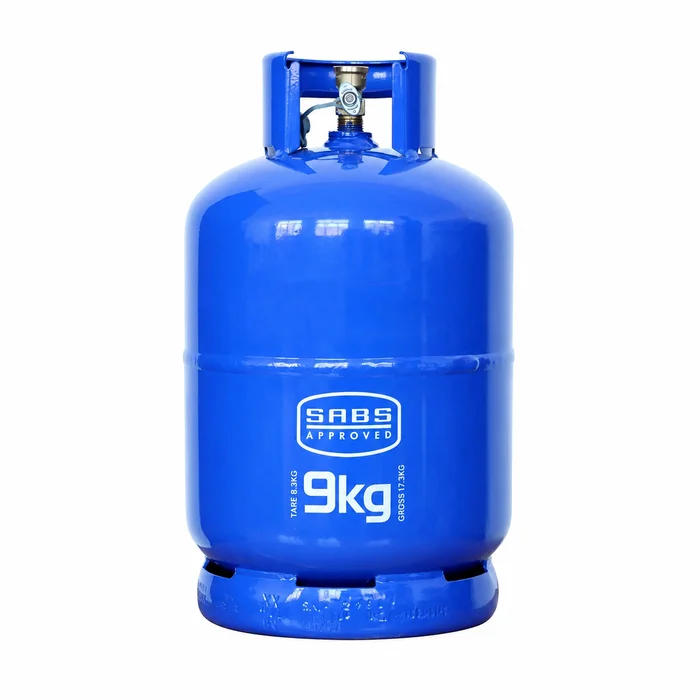 9 kg LPG gas cylinder refill for a heater or stove, from Diva Gas Supplies in Towerby, Johannesburg